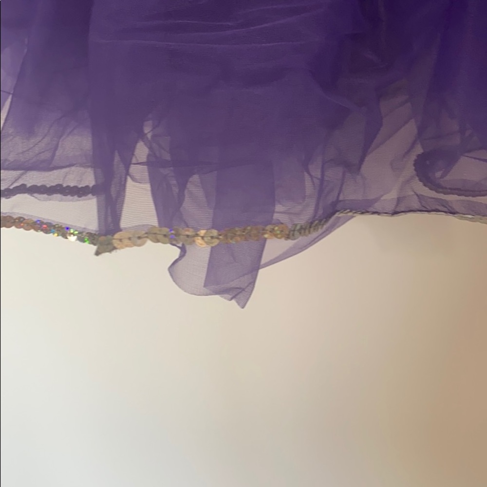 Purple Velvet Dance Costume - Picture 6 of 6